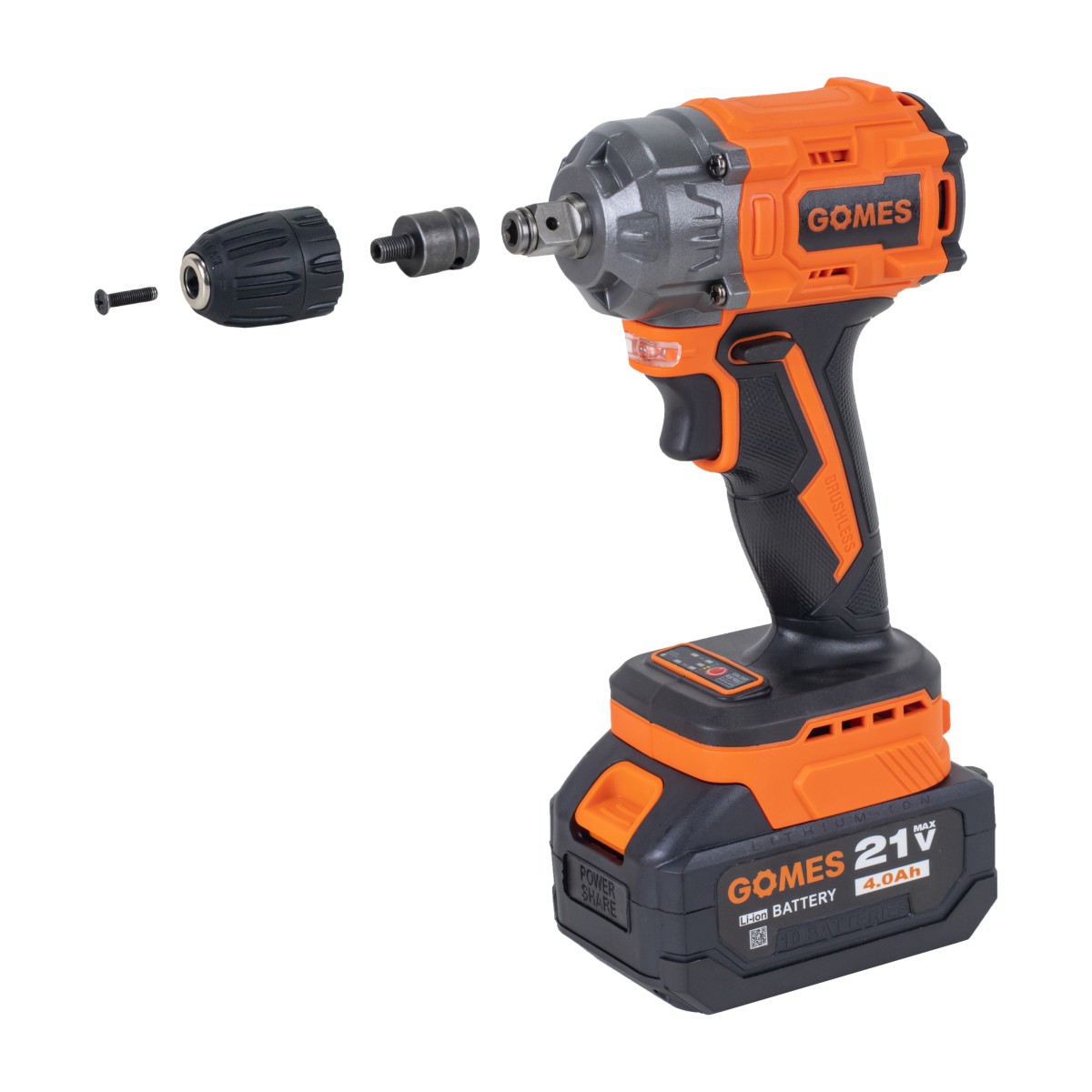 Máy siết ốc chạy pin (Pin Li-ion) GOMES B2M21-IW380
