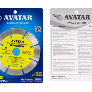 Lưỡi cắt gạch cao cấp GP 114mm AVATAR AV-LCG-GP114/AV-LCG-114
