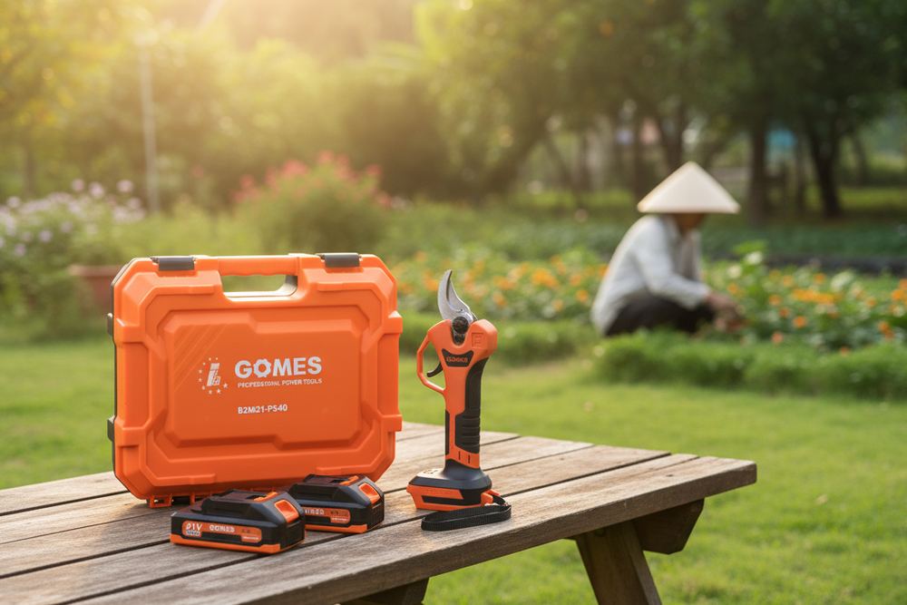 Máy cắt cành chạy pin (Pin Li-ion) GOMES B2M21-PS40