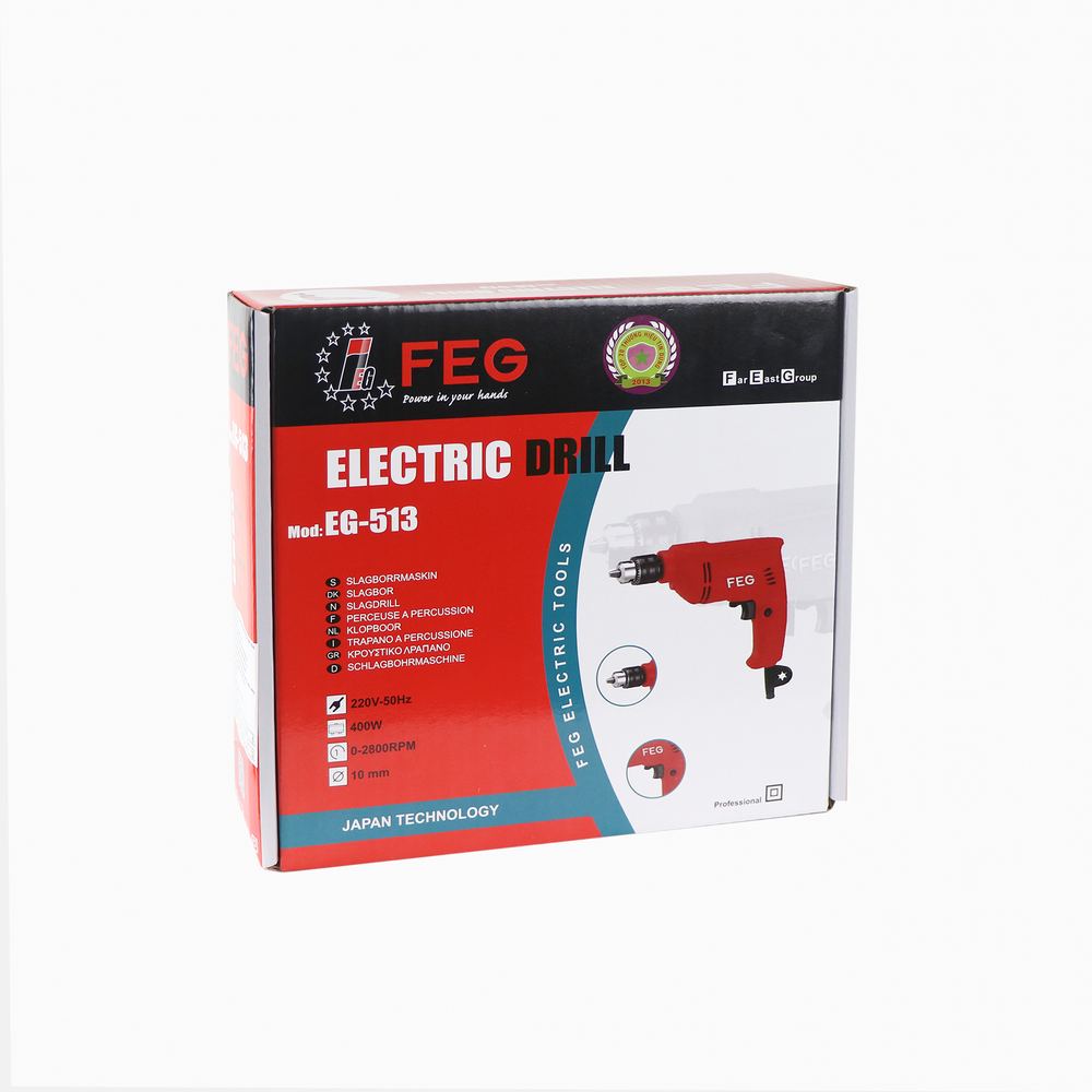 Máy khoan 10mm (đầu nhôm) FEG EG-513