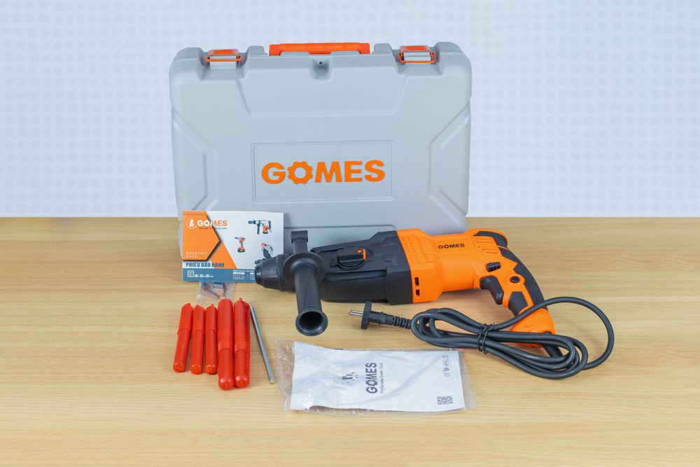 Máy khoan bê tông 3 chức năng GOMES GB-2608 SRE