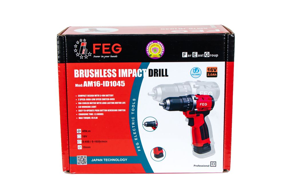 Máy khoan chạy pin ( nguyên bộ) FEG EG-AM16-ID1045