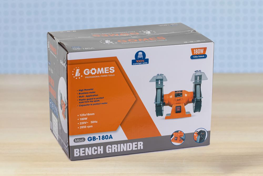Máy mài 2 đá GOMES GB-180A