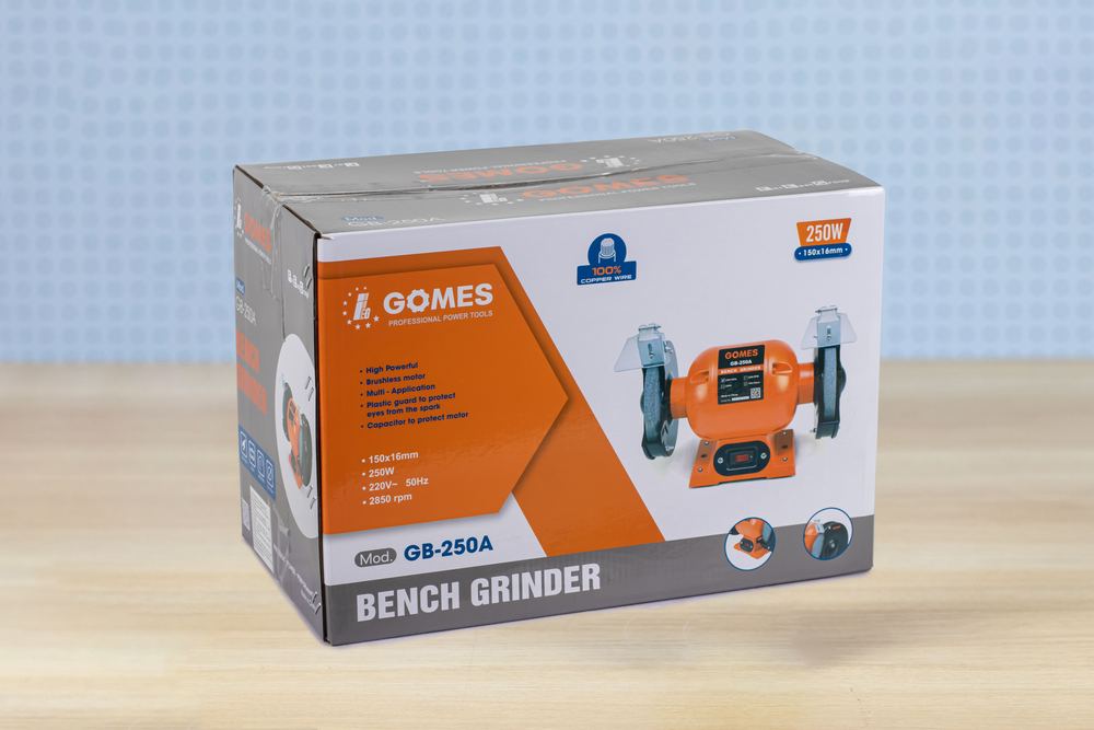 Máy mài 2 đá GOMES GB-250A