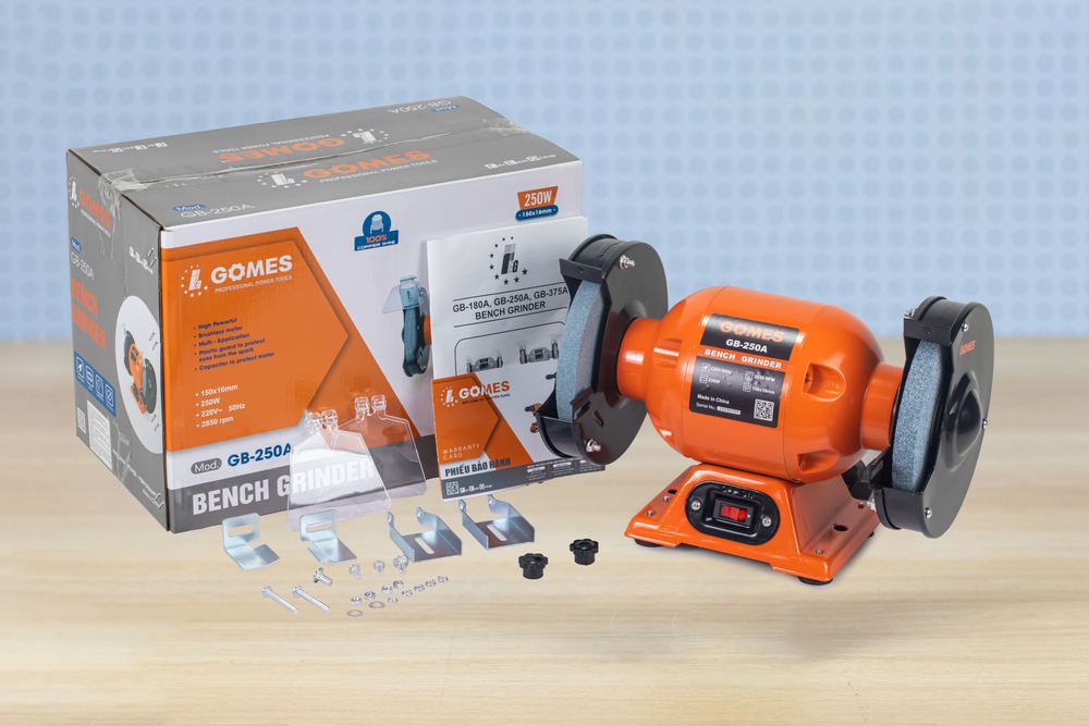Máy mài 2 đá GOMES GB-250A