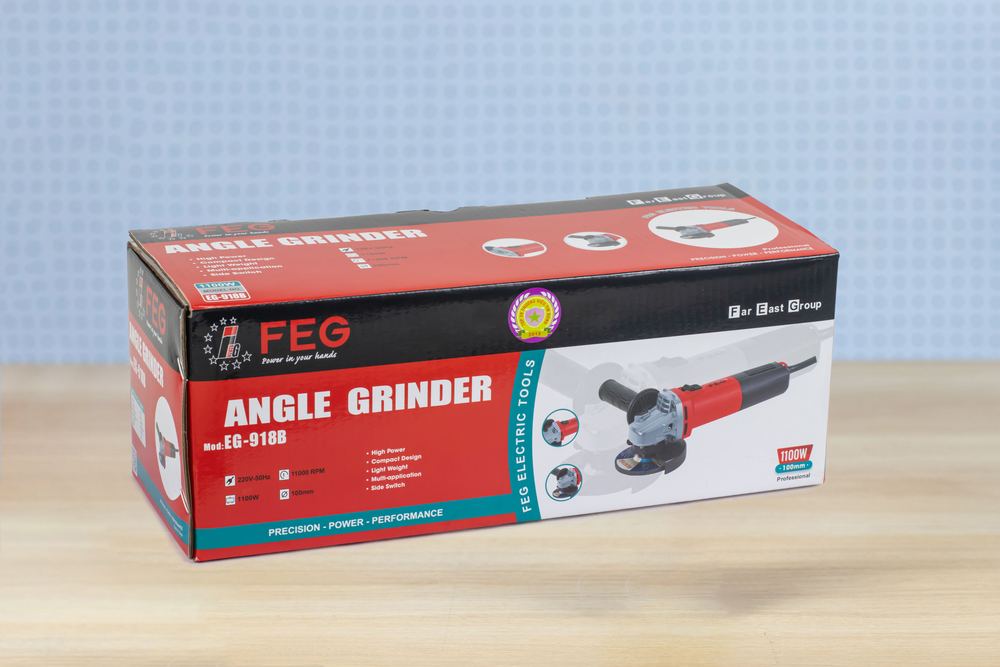 Máy mài tay dài 100mm (Công tắc thân) FEG EG-918B