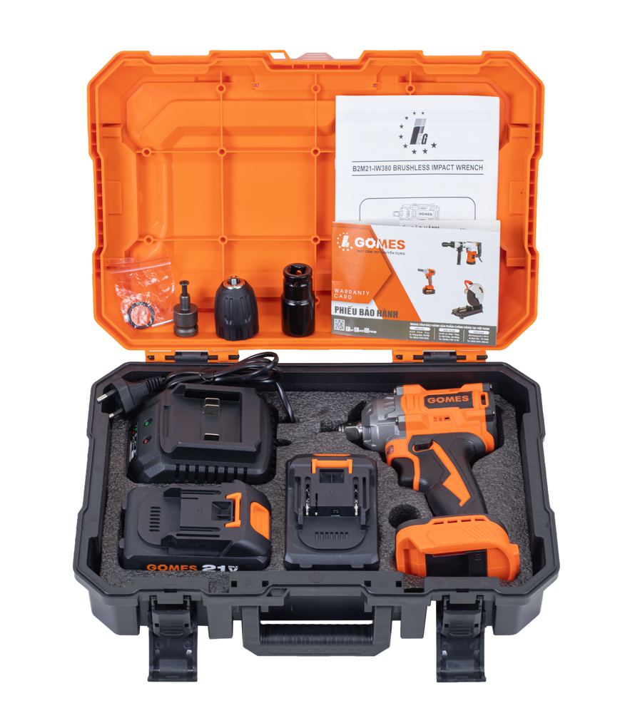 Máy siết ốc chạy pin (Pin Li-ion) GOMES B2M21-IW380