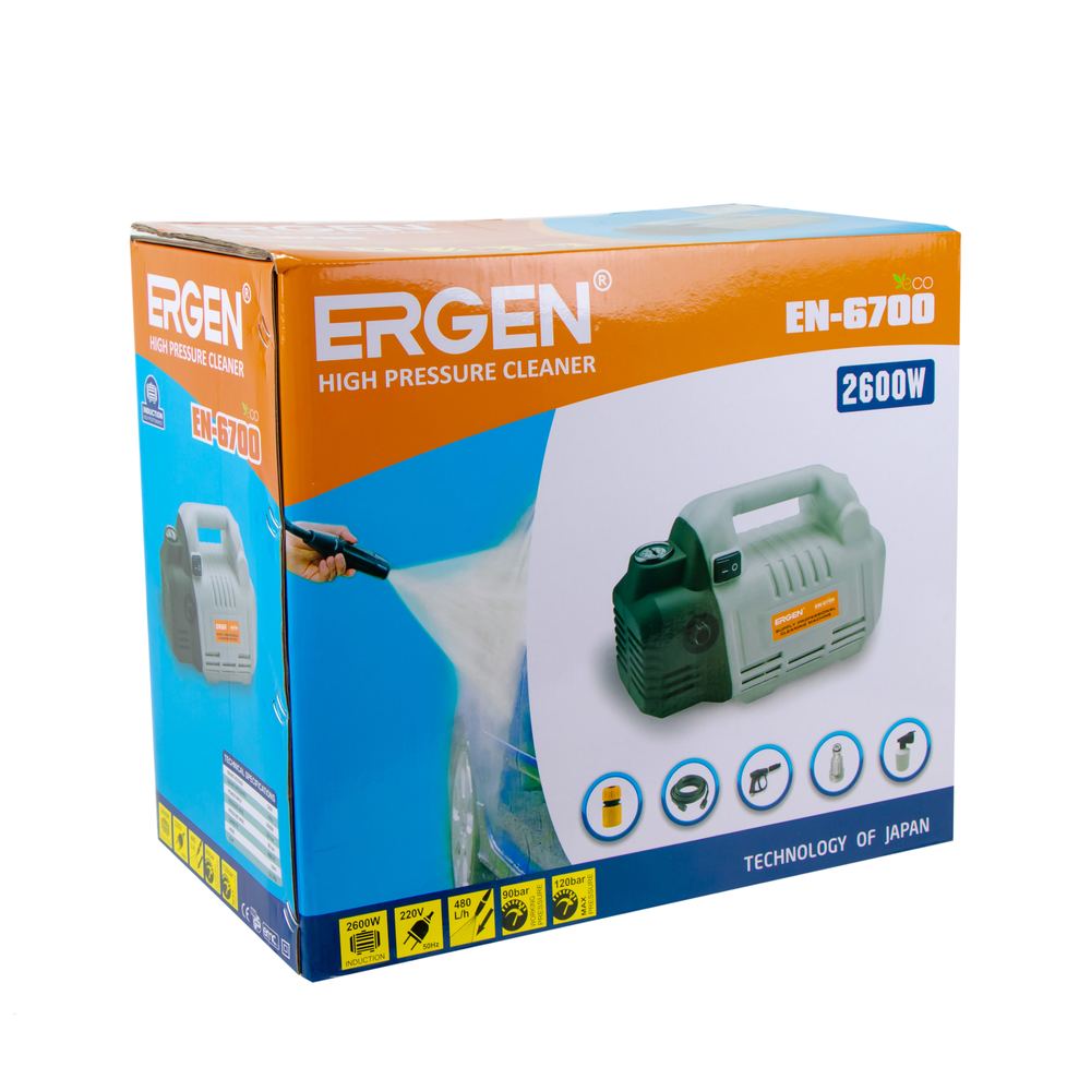 Máy xịt rửa xe (Motor 100% dây đồng) ERGEN EN-6700 Eco