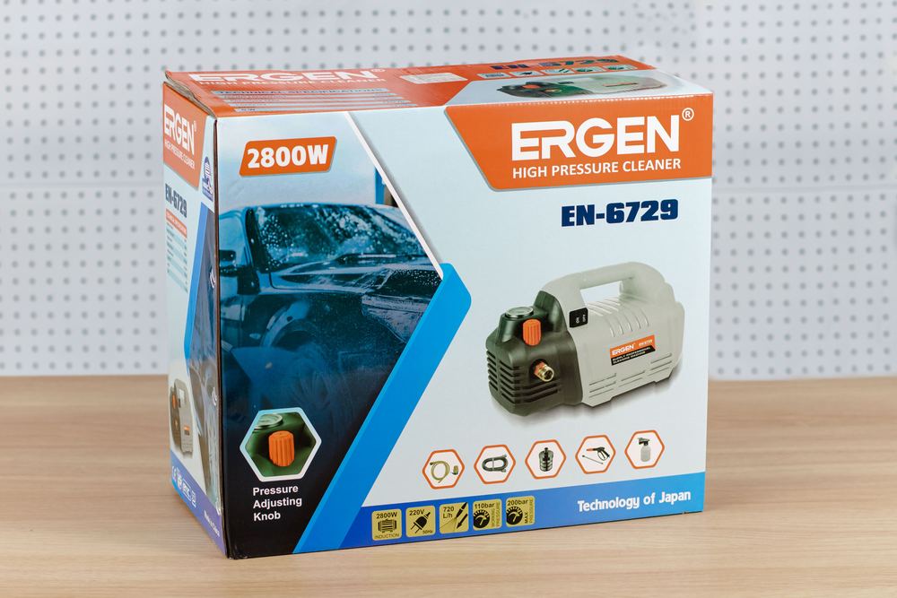Máy xịt rửa xe (Motor 100% dây đồng) ERGEN EN-6729