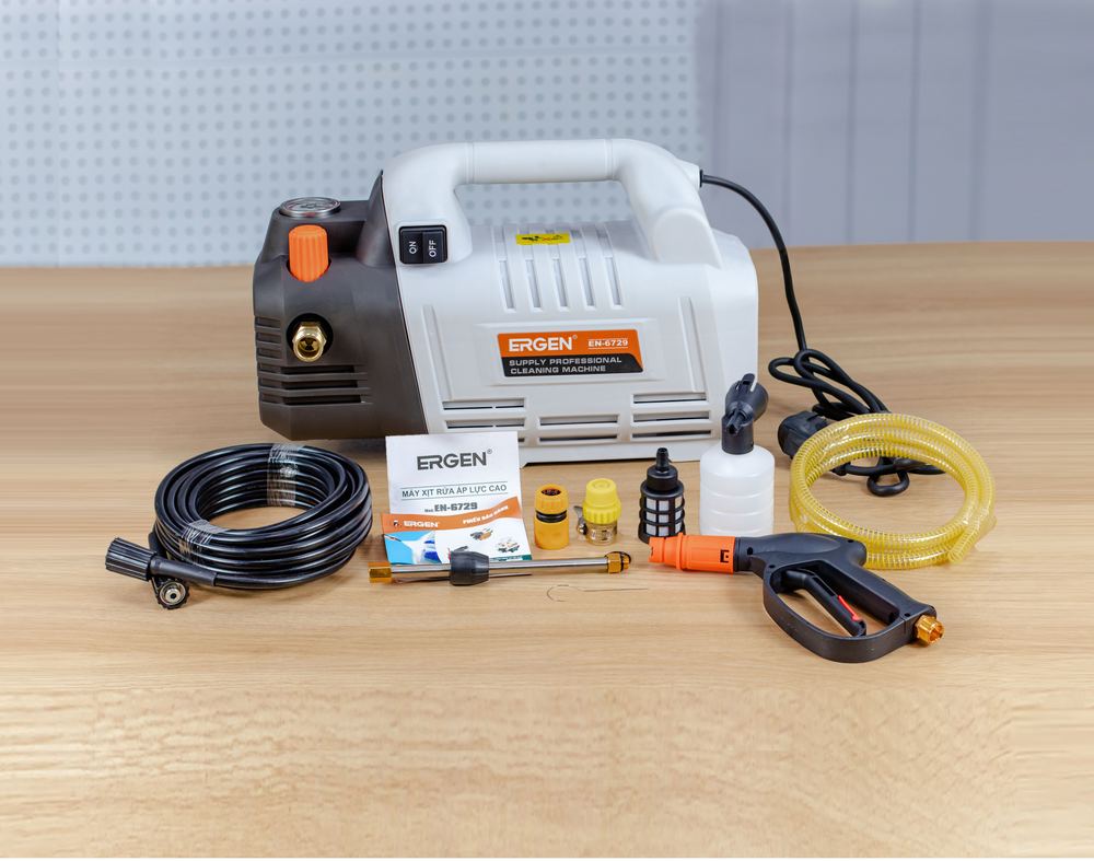Máy xịt rửa xe (Motor 100% dây đồng) ERGEN EN-6729